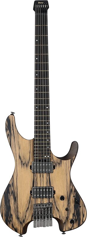 open zoom image for Ibanez Q52PENTF Electric Guitar (with Gig Bag), Natural Flat, Full Straight Front