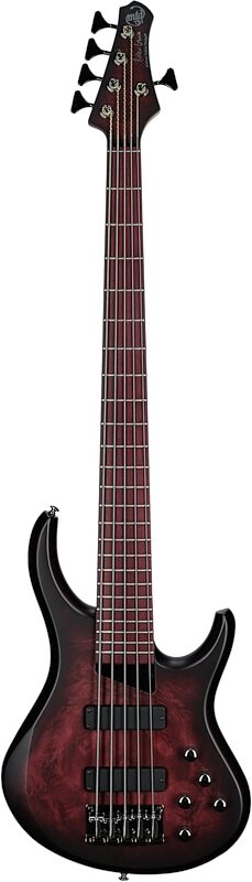 open zoom image for MTD Kingston Andrew Gouche AG-5 Electric Bass, 5-String, Smokey Purple, Open Box (Very Good), Full Straight Front