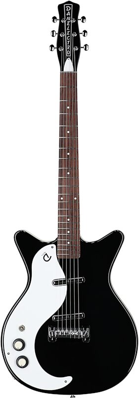 open zoom image for Danelectro '59 MOD NOS Electric Guitar, Left-Handed, Black, Full Straight Front