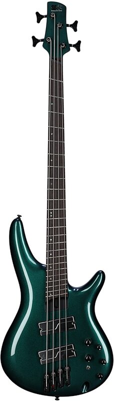 open zoom image for Ibanez SRMS720 Bass Workshop Multi-Scale Electric Bass, Blue Chameleon, Full Straight Front