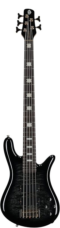 open zoom image for Spector Icon NS-5 Bolt-On Electric Bass, Black Stain Gloss, Full Straight Front