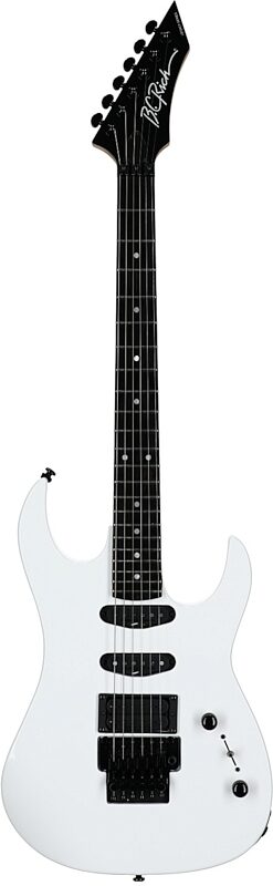 open zoom image for B.C. Rich ST3 Retro II Floyd Rose Electric Guitar, White, Full Straight Front