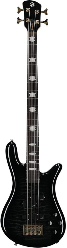 open zoom image for Spector Icon NS-2 Bolt-On Electric Bass, Black Stain Gloss, Full Straight Front