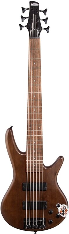 open zoom image for Ibanez GSR206 6-String Electric Bass, Walnut Flat, Full Straight Front