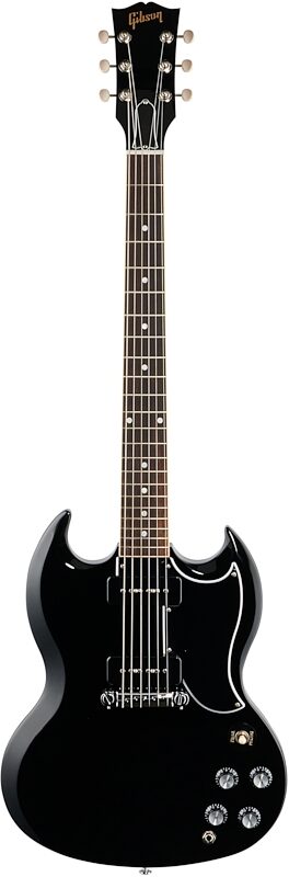 open zoom image for Gibson SG Special Electric Guitar (with Case), Ebony, Full Straight Front