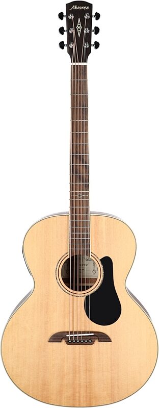 open zoom image for Alvarez ABT60E Baritone Acoustic-Electric Guitar, Natural, Full Straight Front