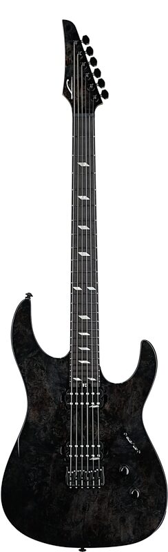 open zoom image for Legator N6SS Ninja 6 Super Shred Electric Guitar, Black, Full Straight Front