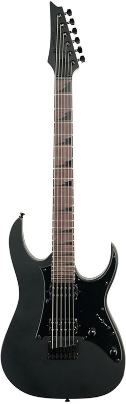 open zoom image for Ibanez GRGR131EX Gio Electric Guitar, Black Flat, Full Straight Front