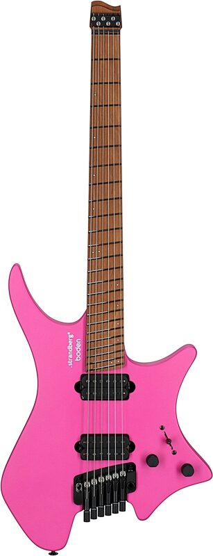 open zoom image for Strandberg Boden Standard N2.6T Electric Guitar, Fuchsia Metallic, Full Straight Front