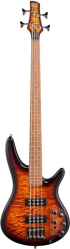 open zoom image for Ibanez SR400EQM Electric Bass, Dragon Eye Burst, Full Straight Front