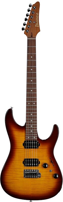 open zoom image for Ibanez AZ24S1F Electric Guitar, Violin Sunburst, Full Straight Front
