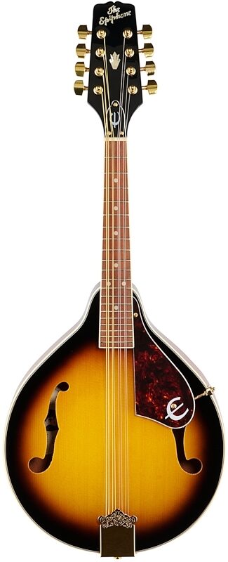 open zoom image for Epiphone MM-30S A-Style Mandolin, Antique Sunburst, Full Straight Front