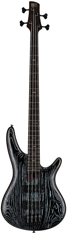 open zoom image for Ibanez SR1320SB Premium Electric Bass (with Gig Bag), Aqua Wave Low Gloss, Full Straight Front