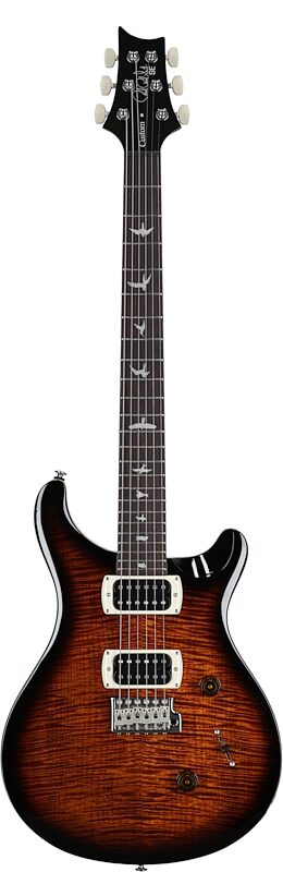 open zoom image for PRS Paul Reed Smith SE Custom 24 Electric Guitar (with Gig Bag), Black Gold Burst, Full Straight Front
