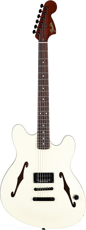 open zoom image for Fender Tom DeLonge Starcaster Electric Guitar, Olympic White, Full Straight Front