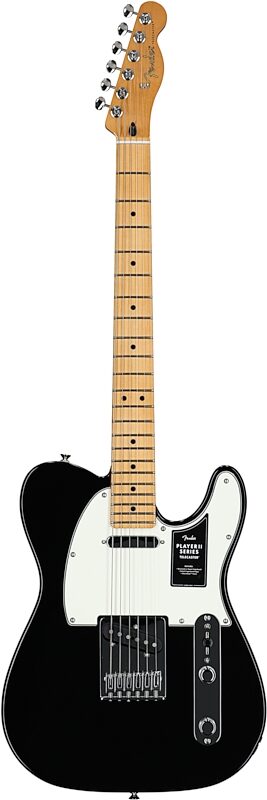 open zoom image for Fender Player II Telecaster Electric Guitar, with Maple Fingerboard, Black, Open Box (Very Good), Full Straight Front