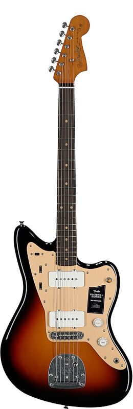 open zoom image for Fender Limited Edition Vintera II Road Worn '50s Jazzmaster Electric Guitar (with Case), 3-Color Sunburst, Full Straight Front