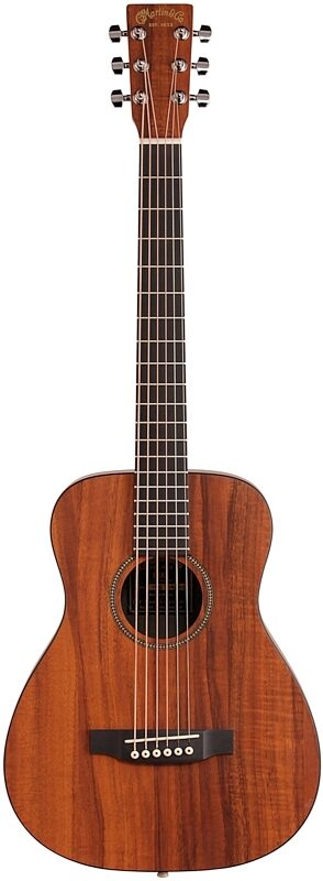 open zoom image for Martin LXK2 Little Martin X Series Koa Acoustic Guitar (with Gig Bag), Natural, Full Straight Front