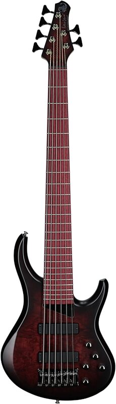 open zoom image for MTD Kingston Andrew Gouche AG-6 Electric Bass, 6-String, Smoky Purple, Open Box (Very Good), Full Straight Front