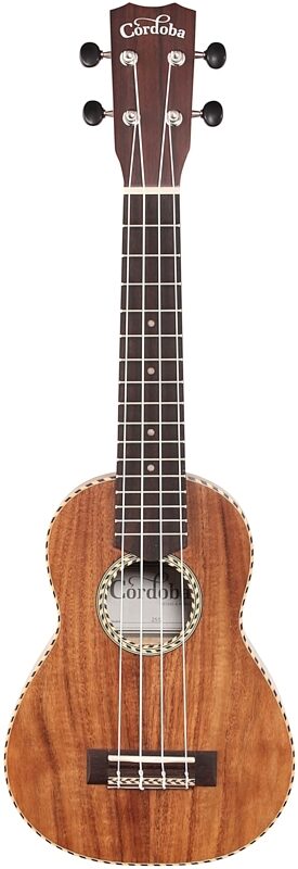 open zoom image for Cordoba 25S Soprano Ukulele, New, Full Straight Front