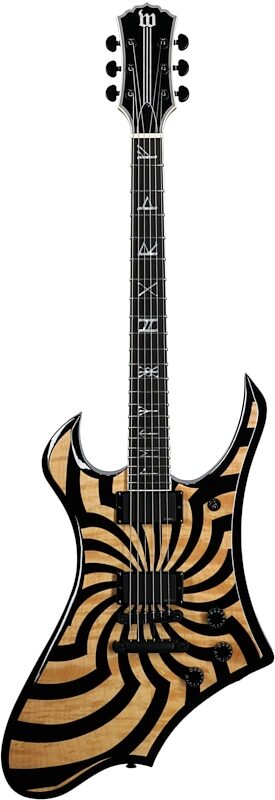 open zoom image for Wylde Audio Goregehn Electric Guitar, Rawtop Buzzsaw, Full Straight Front