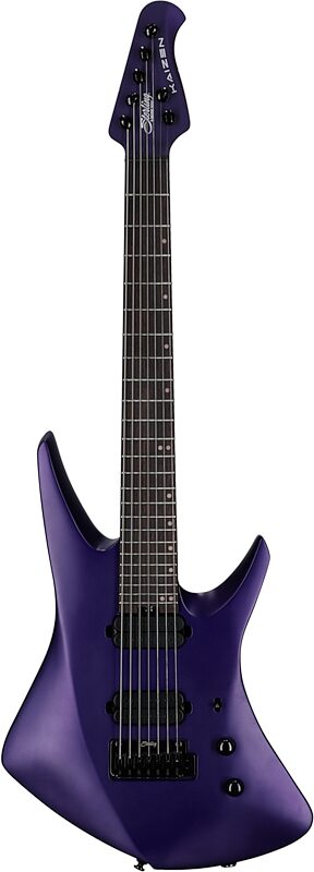 open zoom image for Sterling by Music Man Kaizen 7 Electric Guitar, 7-String, Firemist Purple, Rosewood Fretboard, Open Box (Very Good), Full Straight Front