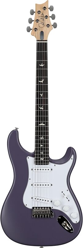 open zoom image for PRS Paul Reed Smith John Mayer Silver Sky Satin Electric Guitar (with Gig Bag), Black Plum, Full Straight Front