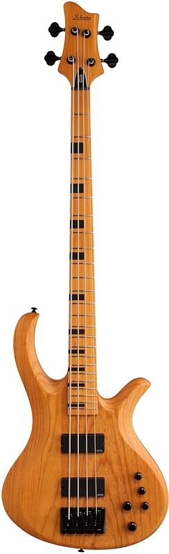 open zoom image for Schecter Session Riot 4 Electric Bass, Aged Natural Satin, Full Straight Front