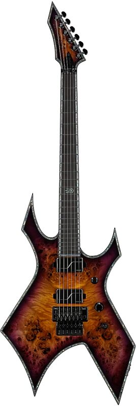 open zoom image for B.C. Rich Warlock Extreme Exotic FR Electric Guitar, Purple Haze, Full Straight Front