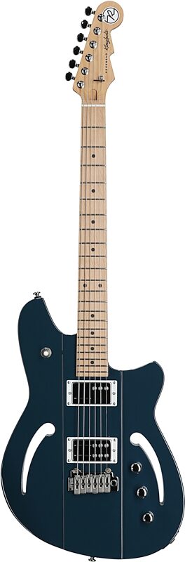 open zoom image for Reverend Kingbolt F-Sonic Electric Guitar, High Tide Blue, Full Straight Front