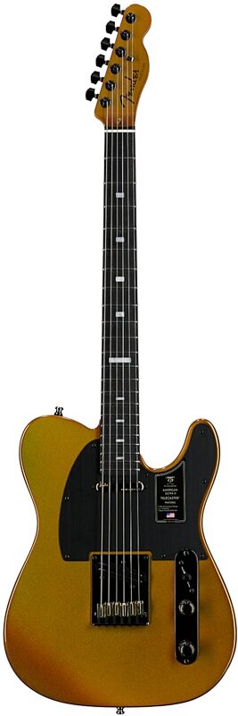 open zoom image for Fender 75th Anniversary American Ultra II Telecaster Electric Guitar (with Case), Liquid Gold, Full Straight Front
