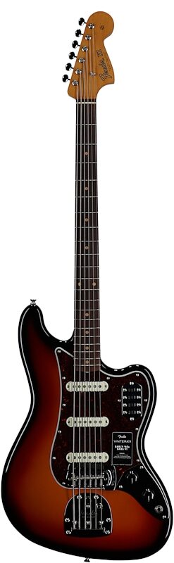 open zoom image for Fender Vintera III Early '60s Bass VI Electric Bass, 6-String, with Rosewood Fingerboard (and Gig Bag), 3-Color Sunburst, Full Straight Front