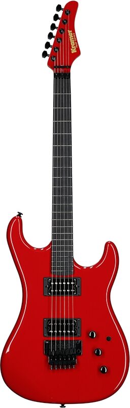 open zoom image for Kramer Pacer Carrera Electric Guitar, (with Gig Bag), Defender Red, Full Straight Front