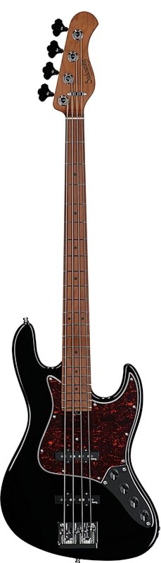 open zoom image for Sadowsky MetroExpress 21-Fret Vintage J/J Electric Bass, Maple Fingerboard, Black, Full Straight Front