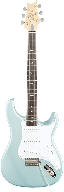 open zoom image for PRS Paul Reed Smith John Mayer Silver Sky Electric Guitar, Rosewood Fretboard (with Gig Bag), Polar Blue, Full Straight Front