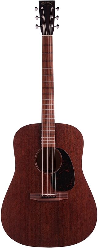 open zoom image for Martin D-15M Dreadnought Acoustic Guitar (with Gig Bag), Natural, Full Straight Front