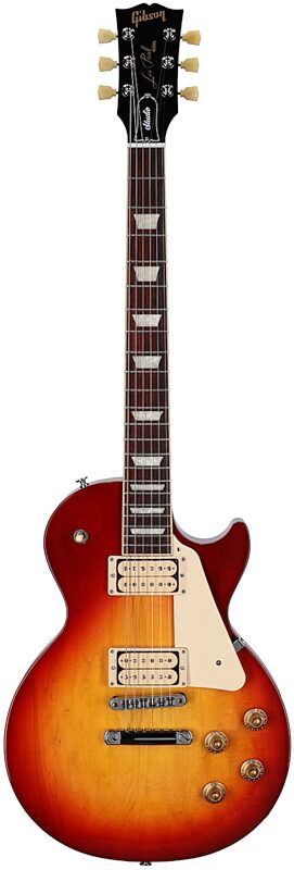 open zoom image for Gibson Les Paul Studio Double Trouble Electric Guitar (with Soft Case), Cherry Sunburst, Full Straight Front