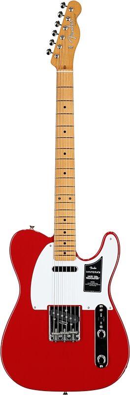 open zoom image for Fender Vintera III Late 50s Telecaster Electric Guitar (with Gig Bag), Dakota Red, Alder Body, Maple Fretboard, Open Box (Very Good), Full Straight Front