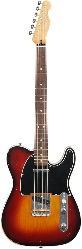 open zoom image for Fender Jason Isbell Custom Telecaster Electric Guitar (with Gig Bag), Chocolate Sun Burst, Full Straight Front