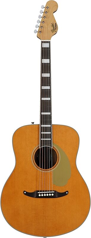 open zoom image for Fender Palomino Vintage Acoustic-Electric Guitar (with Case), Aged Natural, Full Straight Front