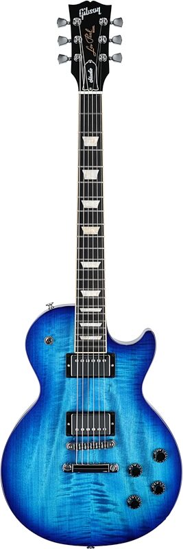 open zoom image for Gibson Les Paul Studio Session Electric Guitar (with Soft Case), Cobalt Burst, Full Straight Front