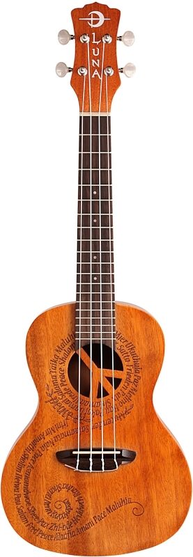 open zoom image for Luna UKEMALU Malu Concert Ukulele (with Gig Bag), New, Full Straight Front