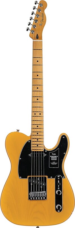 open zoom image for Fender Player II Telecaster Chambered Ash Electric Guitar (with Maple Fingerboard), Butterscotch Blonde, Full Straight Front