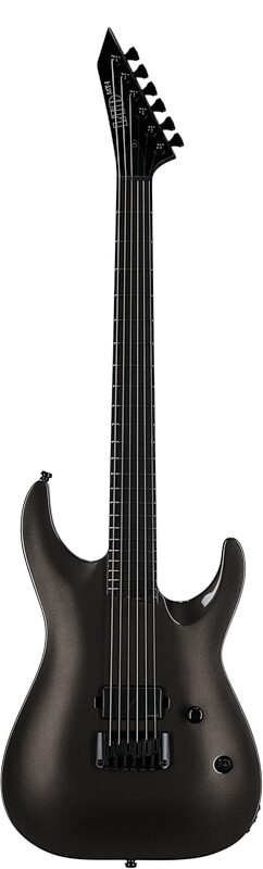 open zoom image for ESP LTD Mick Thomson MT-I Electric Guitar (with Case), Obsidian Metallic, Full Straight Front