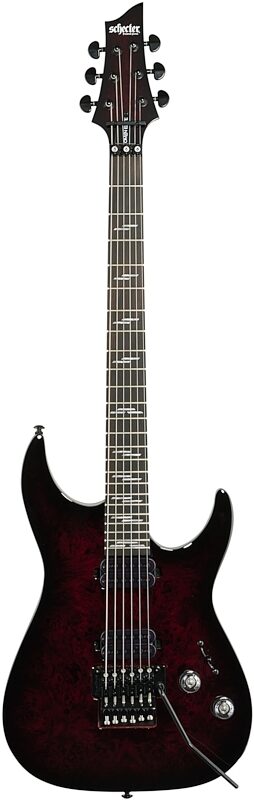 open zoom image for Schecter Omen Elite-6FR Electric Guitar, Black Cherry Burst, Full Straight Front