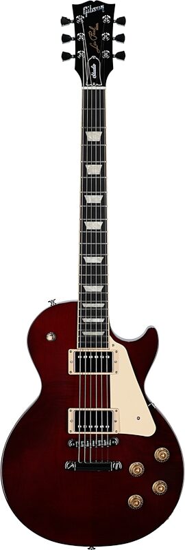 open zoom image for Gibson Les Paul Studio Session Electric Guitar (with Soft Case), Cherry, Open Box (Very Good), Full Straight Front