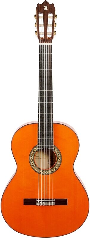 open zoom image for Alhambra 4-F Conservatory Flamenco Guitar (with Gig Bag), New, Full Straight Front