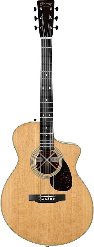 open zoom image for Martin SC-28E Acoustic-Electric Guitar (with Case), Natural, Serial #2800364, with LR Baggs Electronics, Open Box (Very Good), Full Straight Front
