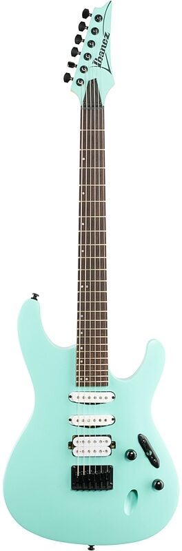 open zoom image for Ibanez S561 Electric Guitar, Sea Foam Green Matte, Full Straight Front