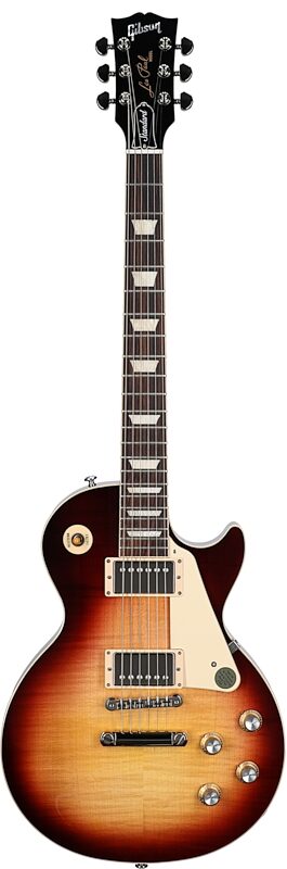 open zoom image for Gibson Les Paul Standard '60s Electric Guitar (with Case), Bourbon Burst, Full Straight Front